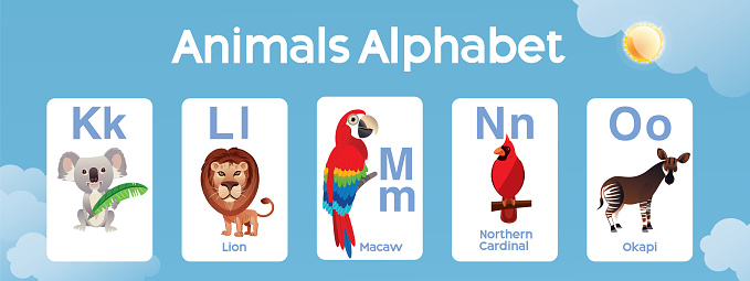 Vector Animals Alphabet