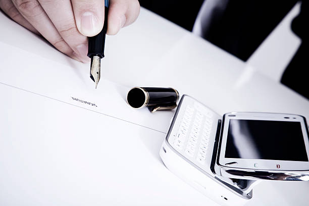 istock Businessman Signing Form 176168911