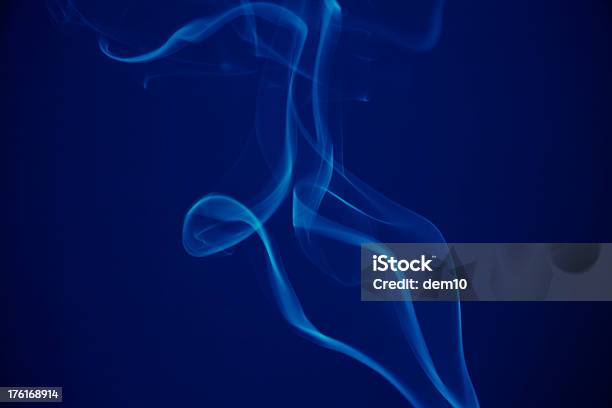 Smoke Swirl Stock Photo - Download Image Now - Abstract, Backgrounds, Blue