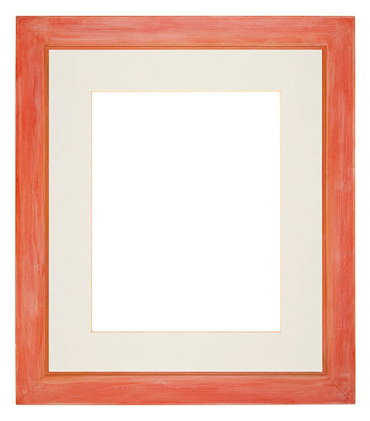 rámeček obrázku izolovaný na bílé - ručně barvený fotky - stock snímky, obrázky a fotky
