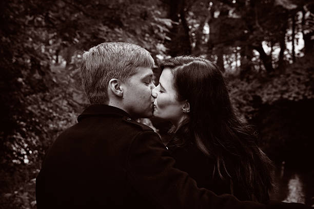 istock Young Couple In Love Kissing 176170107