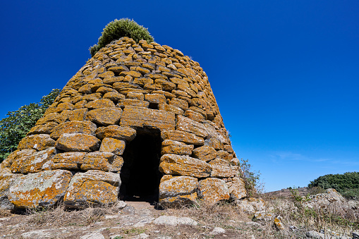 Nuraghe Succuronis, an ancient megalithic structure found in Bara. Macomer Municipality. Nuoro. Sardinia. Italy.