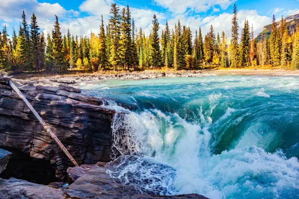 Photo of The waters of the Athabasca River