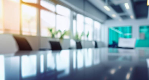 Original background image of an office space before the start of negotiations.
