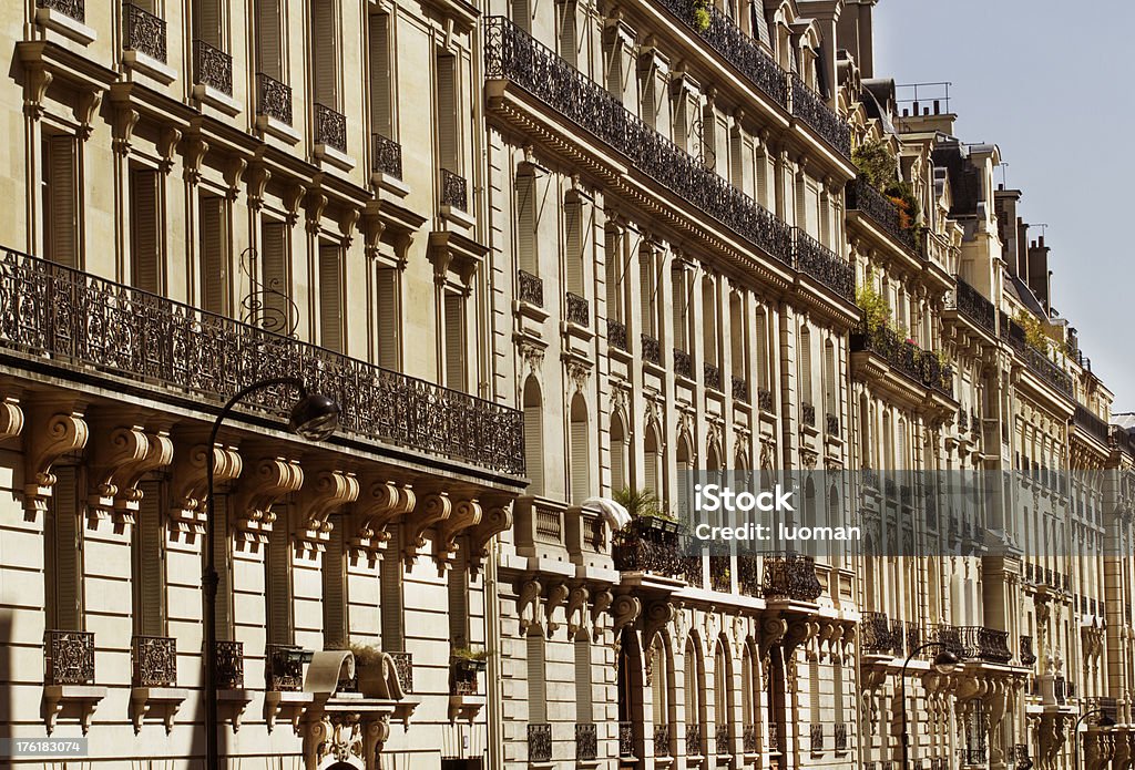 Parigi Dettaglio architettonico - Foto stock royalty-free di Ambientazione esterna