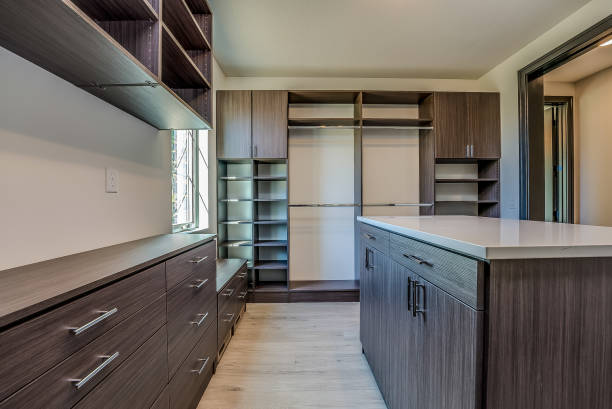 istock Walk in closet big enough for middel island dresser 1761847335