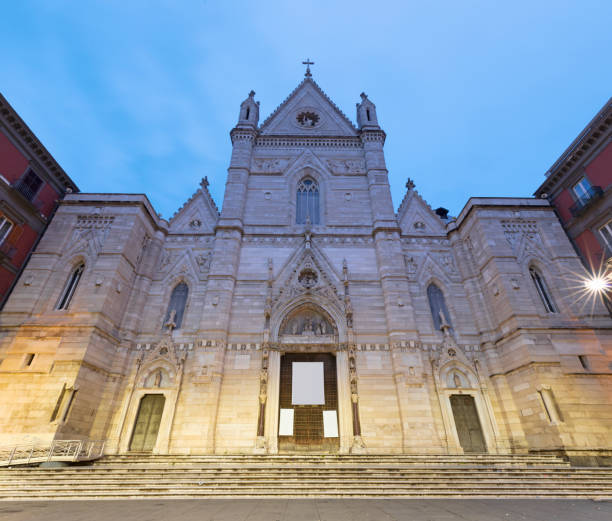istock Naples - The Cathedral of Saint Januarius at dusk. 1761907265