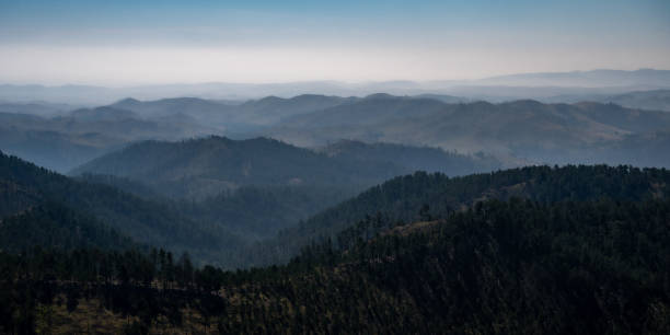 istock Hazy View of Black Hills in Custer State Park 1762003095