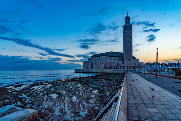istock Hassan II Mosque Maritime Promenade at dawn, Casablanca, Morocco 1762015146