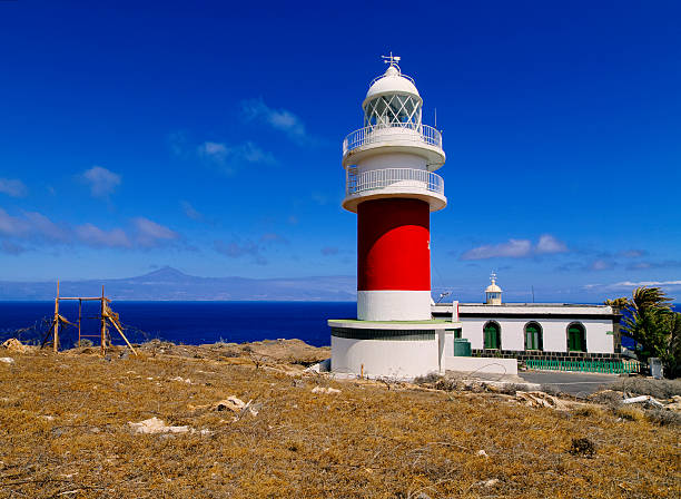 Lighthouse on Punta del Faro, La Gomera stock photo