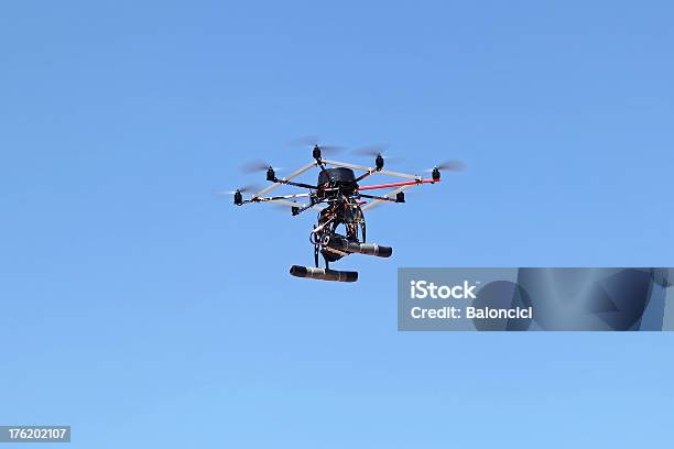Multicopter Camera Stock Photo - Download Image Now - Air Vehicle, Art And Craft, Camera - Photographic Equipment