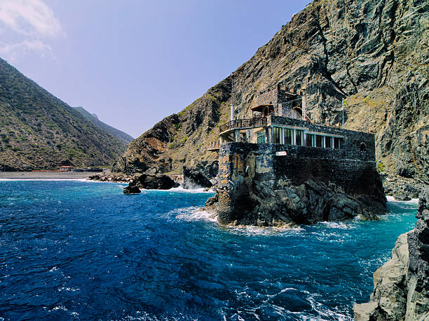 Castle of Sea on La Gomera stock photo