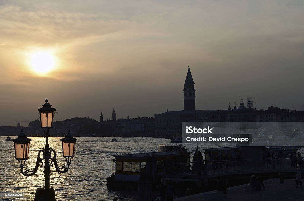 Pôr do sol em Veneza - Royalty-free Ao Ar Livre Foto de stock