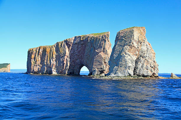 istock Perce Rock viewed by sea, Quebec, Canada (XXXL) 176204338