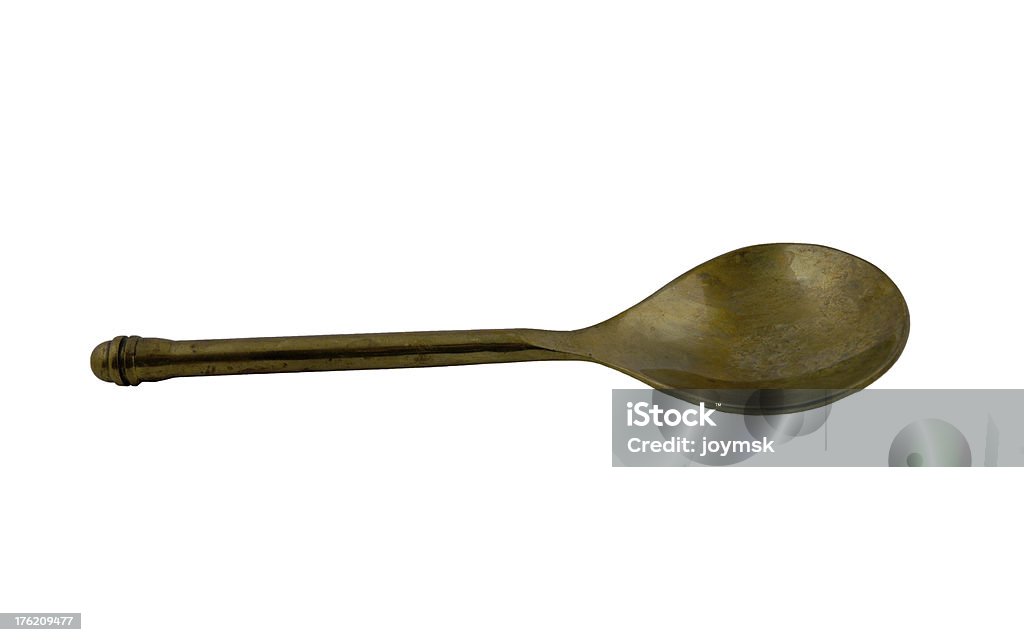 Mittelalterliche aus Messing spoon - Lizenzfrei Mittelalterlich Stock-Foto