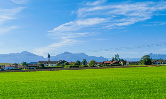 Villages in Chiemgau Alps