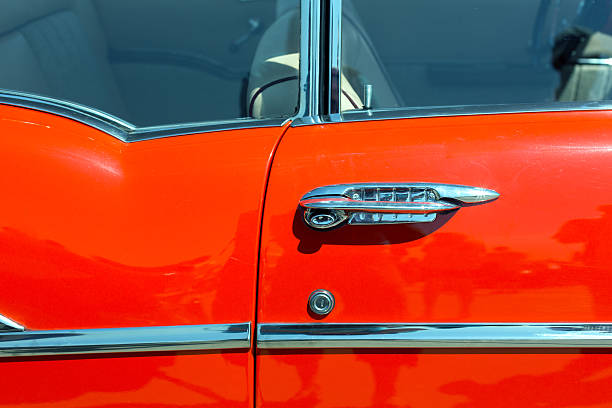 istock Door of retro car 176211177