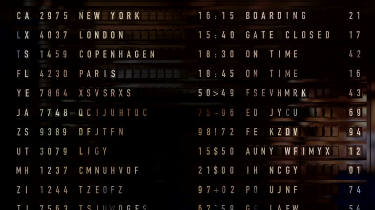 Arrival Departure Board