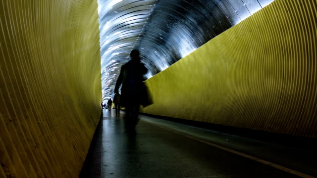 Underground Walkway Time Lapse