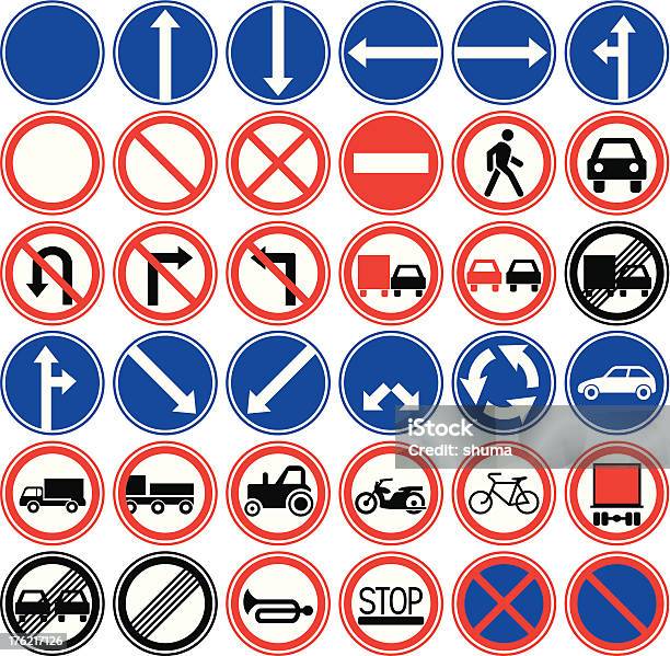 금지된 교통 표지판 금지됨에 대한 스톡 벡터 아트 및 기타 이미지 - 금지됨, 두발자전거, 벡터