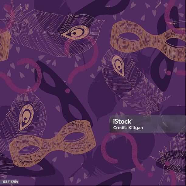 Mysteriour Pattern Mysterious Pattern Stock Illustration - Download Image Now - Feather ...