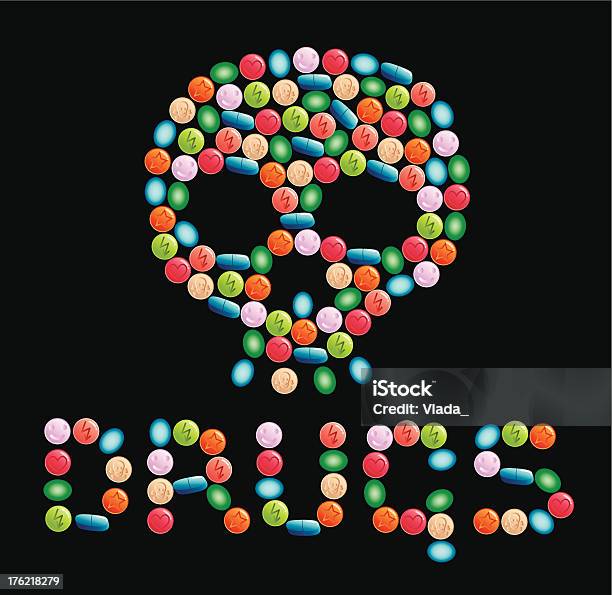 Fármacos - Arte vetorial de stock e mais imagens de Acaso - Acaso, Alfabeto, Comprimido