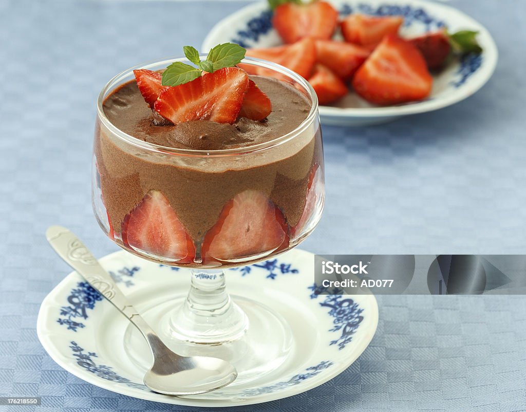 mousse de Chocolate - Foto de stock de Alimento libre de derechos