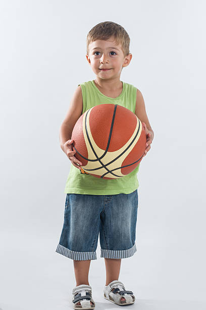 istock Little basketball player 176220826