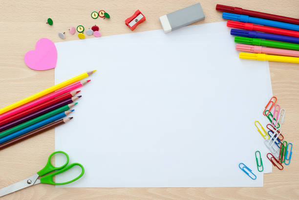 istock School supplies with blank pages 176220944