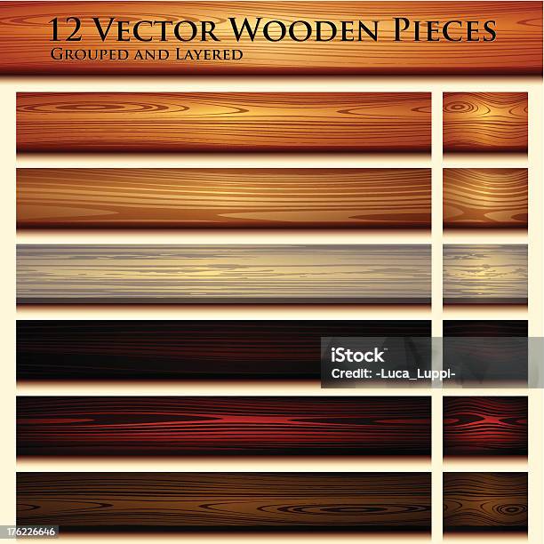 Holz Textur Nahtlose Hintergrund Illustration Stock Vektor Art und mehr Bilder von Bauholz - Bauholz, Bauholz-Brett, Boden