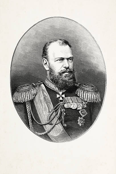 istock Engraving emperor Alexander III of Russia 176230929