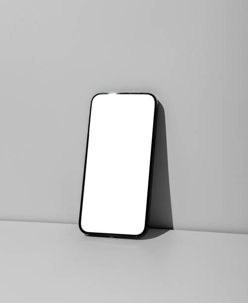 istock Mobile phone screen mock up, display mockup. Smartphone frame for application advertising 1762347697