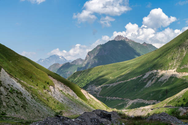 Caucasus Mountains in Kazbegi, Georgia