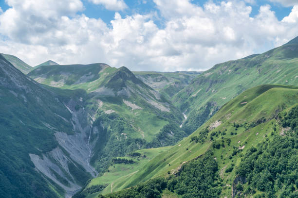 istock Caucasus Mountains in Kazbegi, Georgia 1762387881