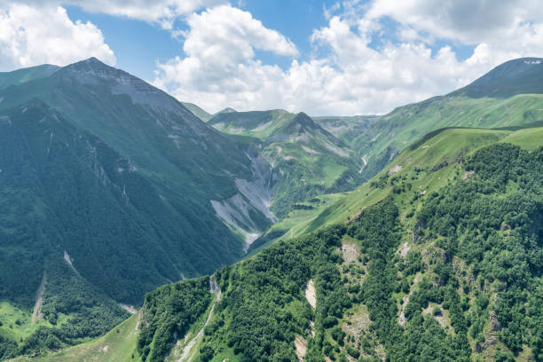 istock Caucasus Mountains in Kazbegi, Georgia 1762387883
