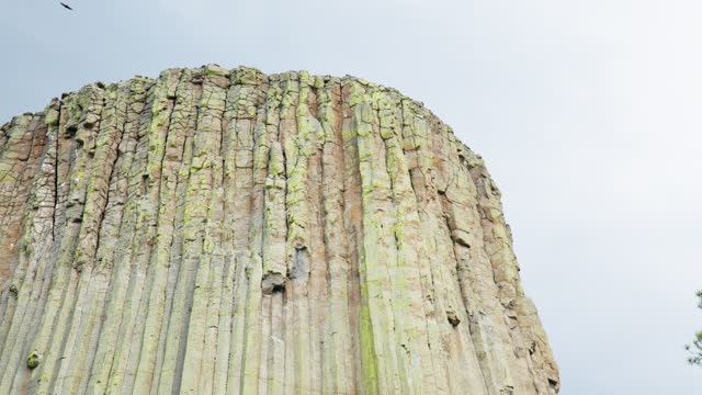 Closeup of Devils Tower, WY