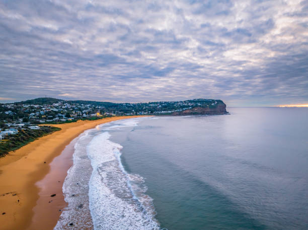 istock Stratus cloud filled sunrise over the ocean 1762432951