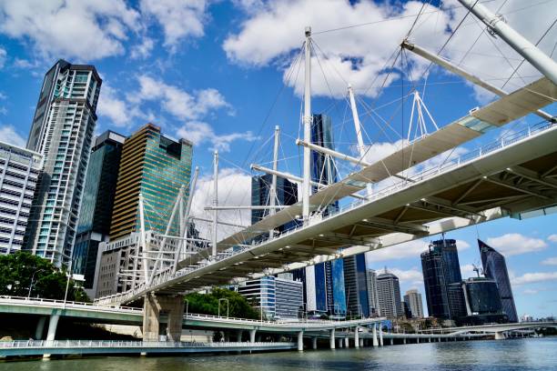 istock A bridge to the buildings! Brisbane Downtown 1762464099