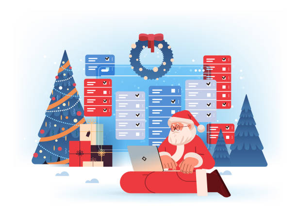 istock santa claus in red costume making complete tasks on checklist happy new year merry christmas holidays celebration 1762467199