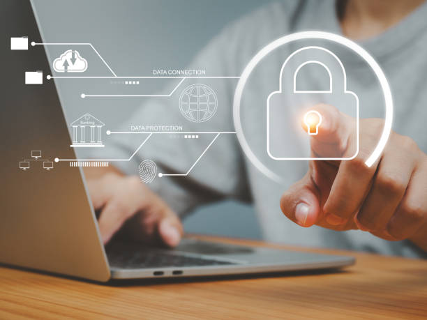 istock Business security with padlock sign 1762477727