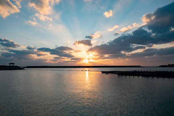 istock The sea at sunset in Okinawa 1762485112