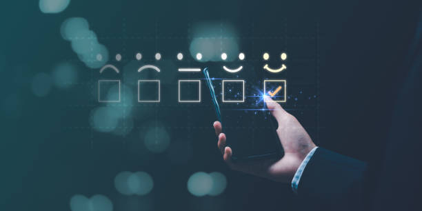 istock Customer Experience Survey Concepts for Services and Products and Consumer Engagement ,Consumer opinions and satisfaction ratings ,Positive marketing feedback ,Evaluating business success 1762494015