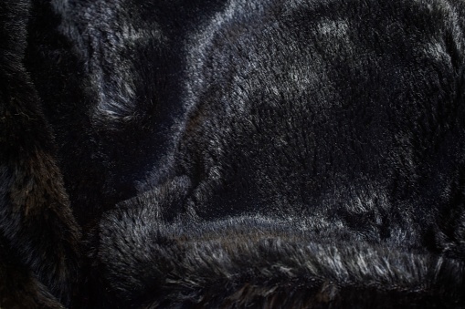 dark black fur background texture