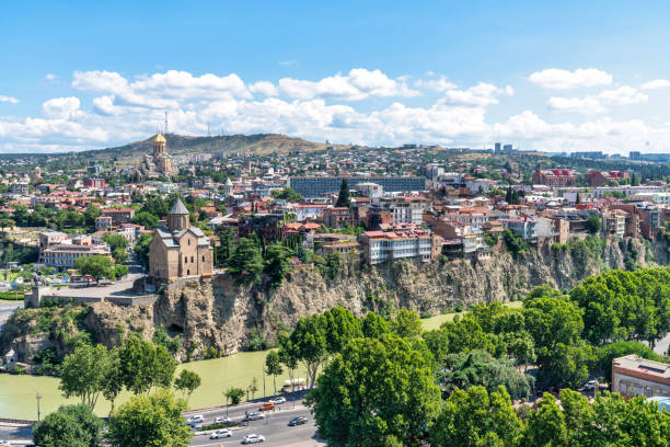 istock Tbilisi, Georgia cityscape 1762521543
