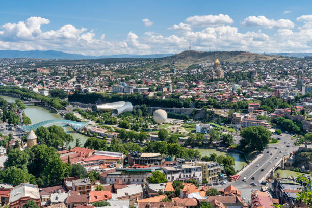 istock Tbilisi, Georgia cityscape 1762524159