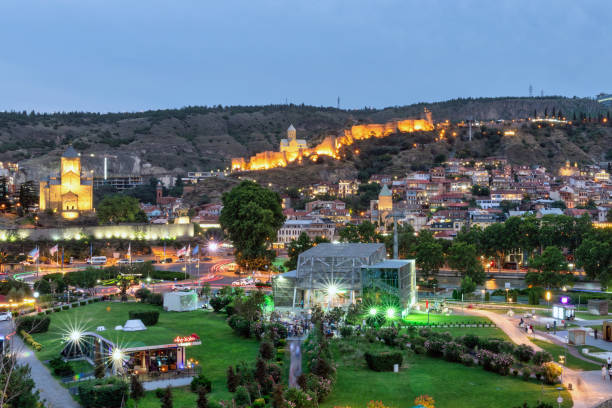 istock Sunset in Tbilisi, Georgia 1762524161