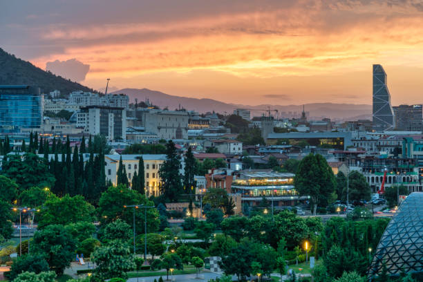 istock Sunset in Tbilisi, Georgia 1762530972