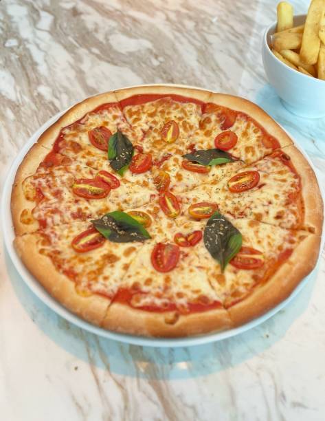 istock Top view Magarhita Pizza on the table 1762553282