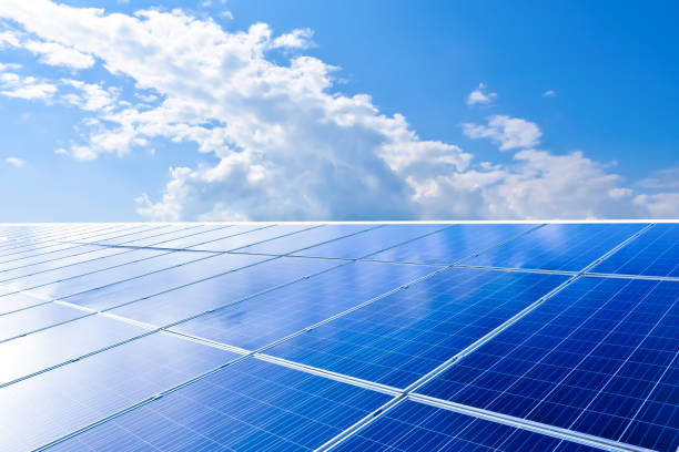 istock Solarcell panels or photovoltaic panels 1762582886