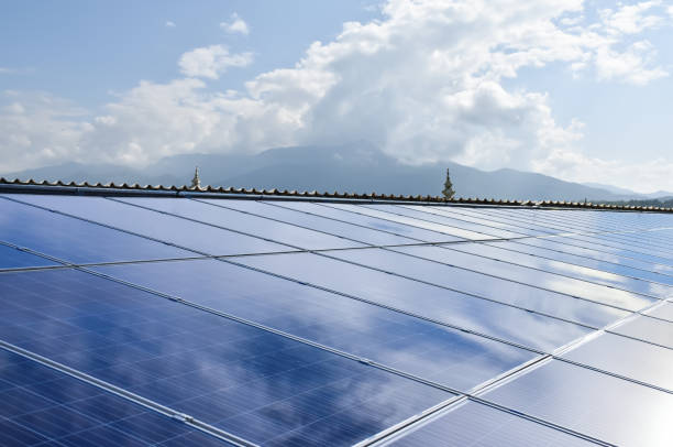 istock Solarcell panels or photovoltaic panels 1762583420